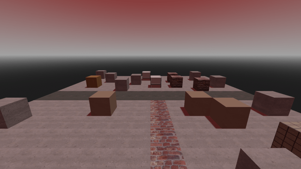 In-game prologue scene depicting a razed city.